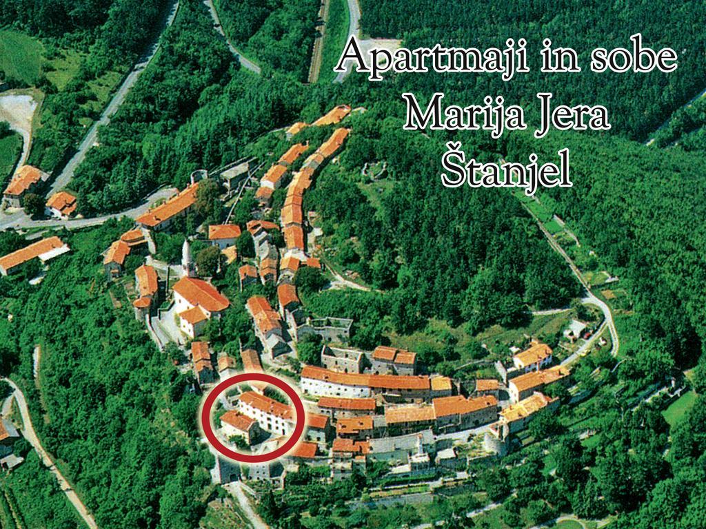 Apartmaji In Sobe Marija Jera Štanjel المظهر الخارجي الصورة